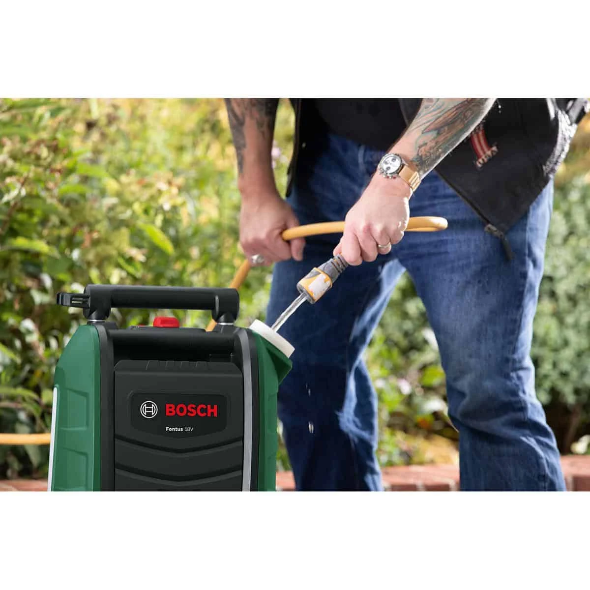 Bosch Fontus 18V Akku-Outdoor-Cleaner Hochdruck-Reiniger (inkl. Akku) 6 Bosch Fontus 18V Akku-Outdoor-Cleaner Hochdruck-Reiniger (inkl. Akku) – Bild 4
