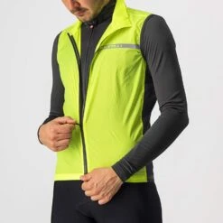 Castelli Squadra Stretch Windweste Herren -Scott Verkäufe castelli squadra stretch windweste herren neongelb 588125 f