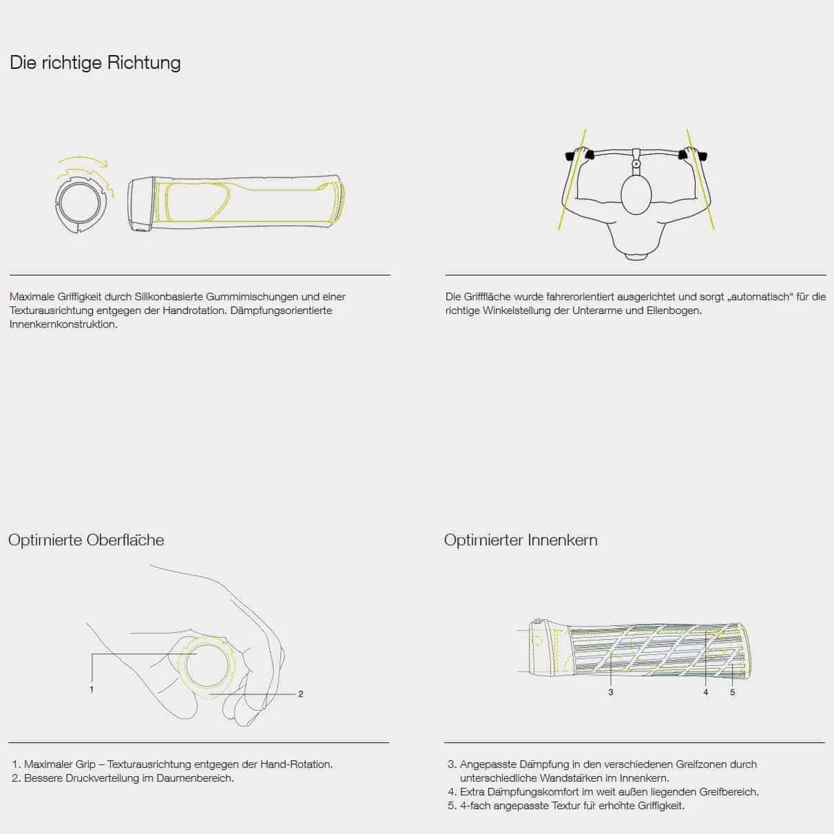 Ergon GE1 Evo Slim Factory MTB-Griffe 9 Ergon GE1 Evo Slim Factory MTB-Griffe – Bild 7