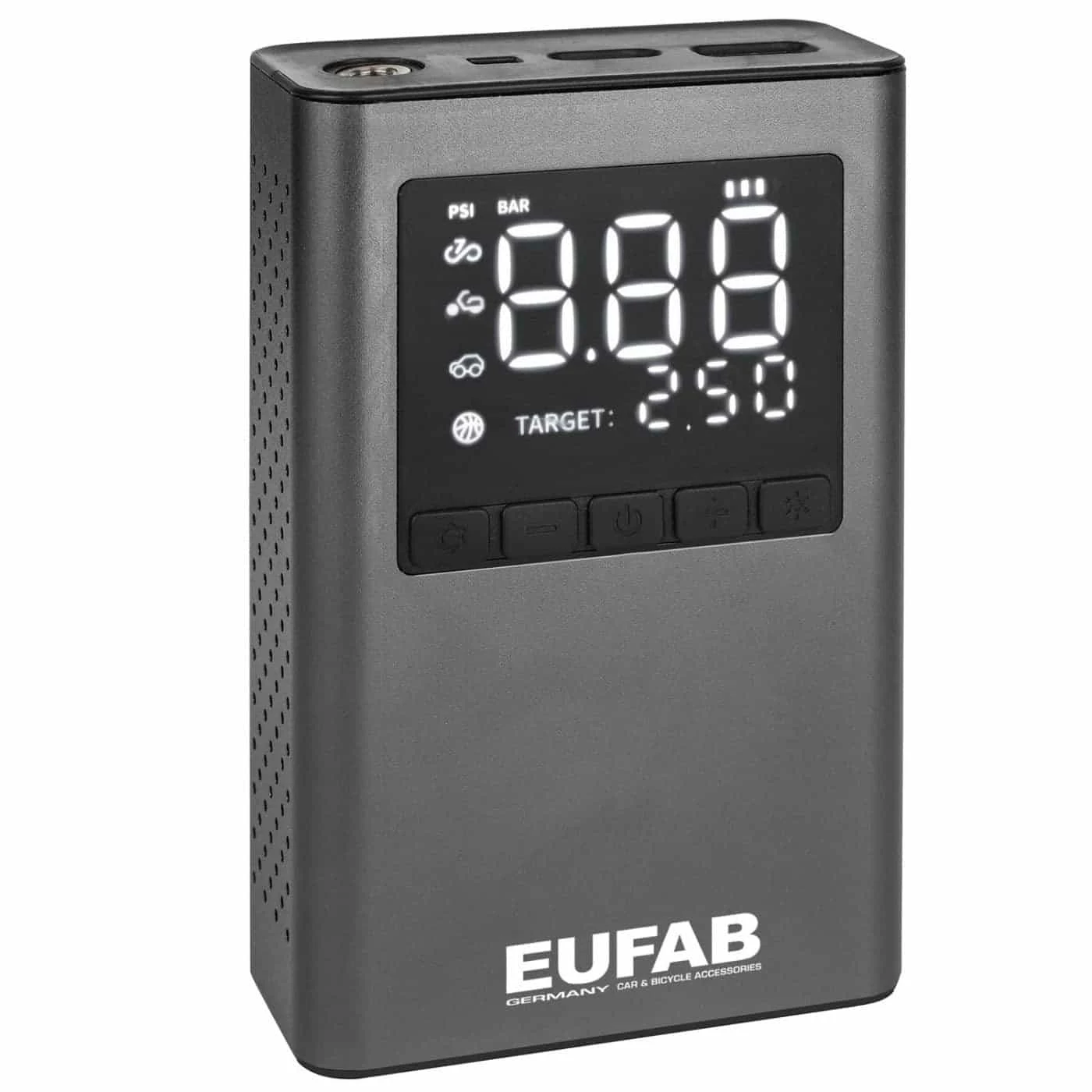 Eufab Elektro Pumpe Mini Kompressor Mit Akku 4 Eufab Elektro Pumpe Mini Kompressor Mit Akku – Bild 2
