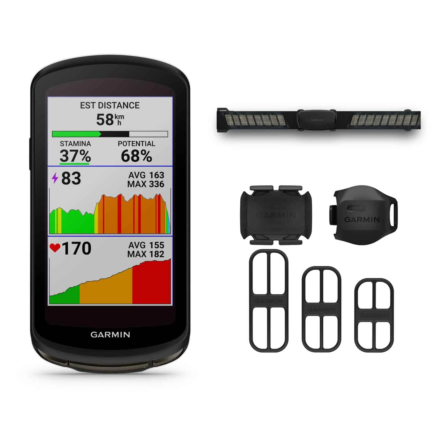 Garmin Edge 1040 Fahrrad-Computer Bundle 3 Garmin Edge 1040 Fahrrad-Computer Bundle