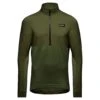 Gore Trailkpr Hybrid 1/2-Zip Radtrikot Langarm Herren -Scott Verkäufe gore trailkpr 1 2 zip radtrikot langarm herren oliv 591724 a