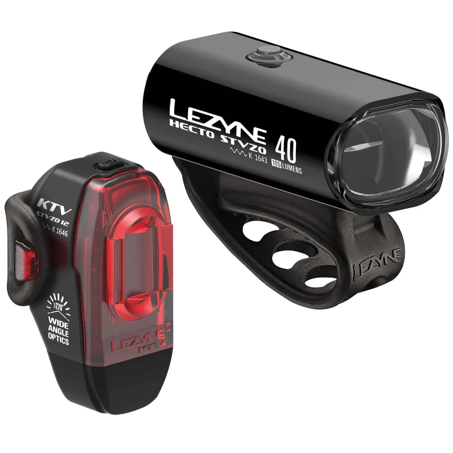 Lezyne Hecto Drive STVZO 40 + KTV Drive Fahrrad-Frontlicht + Rücklicht 3 Lezyne Hecto Drive STVZO 40 + KTV Drive Fahrrad-Frontlicht + Rücklicht