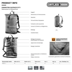Ortlieb Commuter-Daypack City Freizeit-Rucksack (21 L) 14 Ortlieb Commuter-Daypack City Freizeit-Rucksack (21 L) -Scott Verkäufe ortlieb commuter daypack city freizeit rucksack 2022 p 305182 1