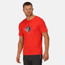 Regatta Fingal Slogan II Radshirt Kurzarm Herren -Scott Verkäufe regatta fingal slogan radshirt kurzarm herren rot 595405 c