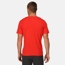 Regatta Fingal Slogan II Radshirt Kurzarm Herren -Scott Verkäufe regatta fingal slogan radshirt kurzarm herren rot 595405 d