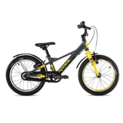 S'Cool XXlite EVO Alloy 16 1-S FL Kinderfahrrad 16" -Scott Verkäufe scool xxlite 16 evo alloy grau gelb 2020 92123