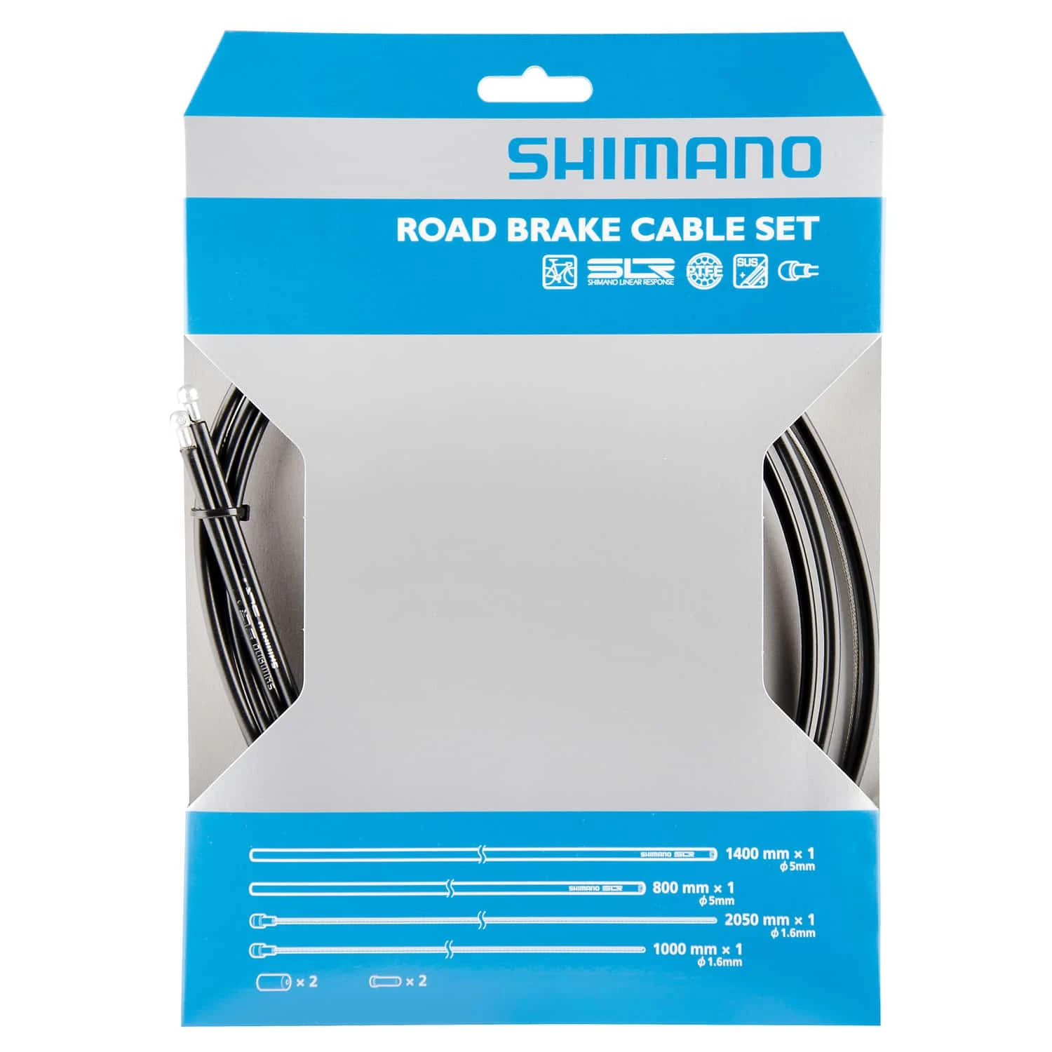 Shimano SLR SIL-TEC Rennrad Bremszugsatz 3 Shimano SLR SIL-TEC Rennrad Bremszugsatz