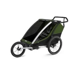 Thule Chariot Cab 2 Fahrradanhänger -Scott Verkäufe thule cab2 cypressgreen 2021 d