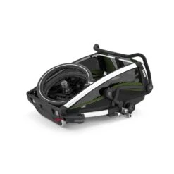 Thule Chariot Cab 2 Fahrradanhänger -Scott Verkäufe thule cab2 cypressgreen 2021 e