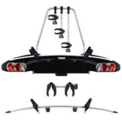 Thule Euroclassic G6 929 Fahrradträger Mit Erweiterungsschiene 9281 Für 4 Fahrräder Set