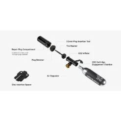 Topeak Tubi Master X Kartuschenpumpe Inkl. Tubeless-Reparaturset & CO2-Kartusche 11 Topeak Tubi Master X Kartuschenpumpe Inkl. Tubeless-Reparaturset & CO2-Kartusche -Scott Verkäufe topeak tubi master x co2 kartuschenpumpe 2022 309396 c3