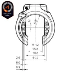 Trelock RS 453 P-O-C AZ Balloon Rahmenschloss -Scott Verkäufe trelock rs 453 p o c az ballon rahmenschloss 2022 312440 c2