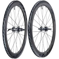 Zipp 404 Firecrest Carbon Clincher Tubeless Disc Rennrad-Laufradsatz (28") Decals Schwarz