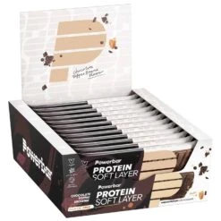 Powerbar Protein Soft Layer Eiweißriegel Box (12 X 40 G) -Scott Verkäufe powerbar protein soft layer eiweissriegel box chocolate toffee brownie 2022 311210 a