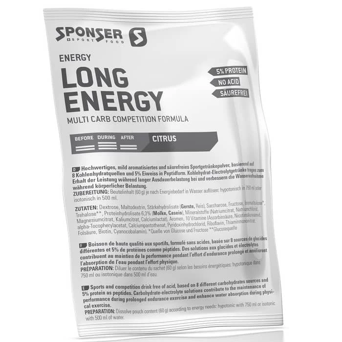 Sponser Long Energy 5 % Kohlenhydrat-Pulver (700 G) 3 Sponser Long Energy 5 % Kohlenhydrat-Pulver (700 G)